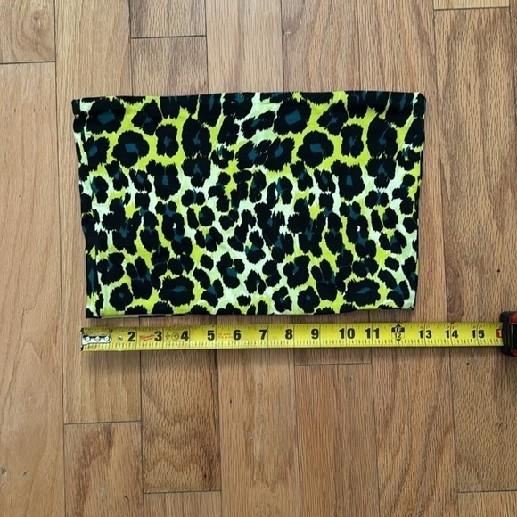 TOPSHOP  Neon Leopard Bandeau Top size US 6 - Picture 5 of 6